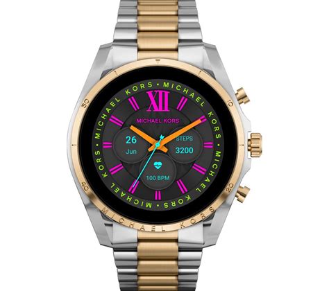 michael kors bradshaw watch black|Michael Kors gen 6 smartwatch.